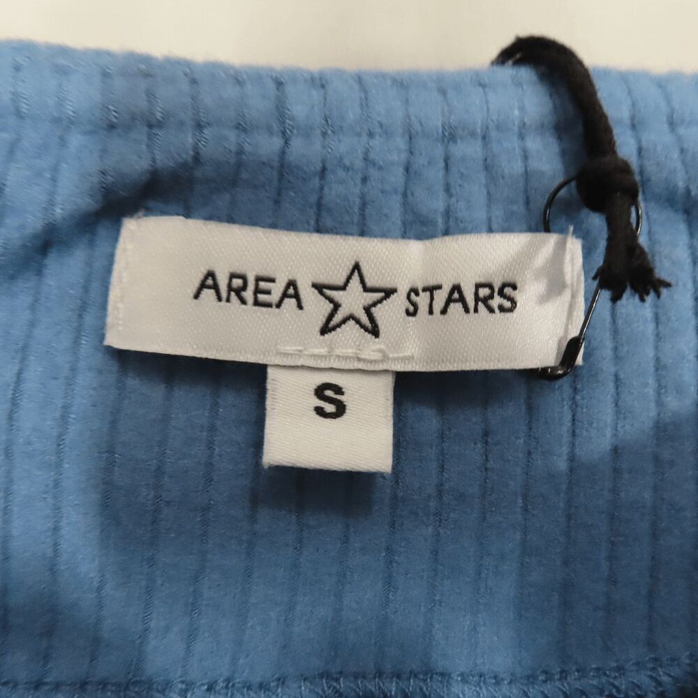 Area Stars Blue Ribbed Flare Pull On Pants Small - Picture 6 of 6